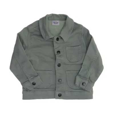 Veste en jean (Vert) de Tapeàl'oeil... Coton, Élasthane, Polyester