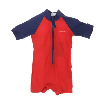 UV beschermende kleding (Rood, Blauw) van Polarn O. Pyret Elastaan, Polyamide