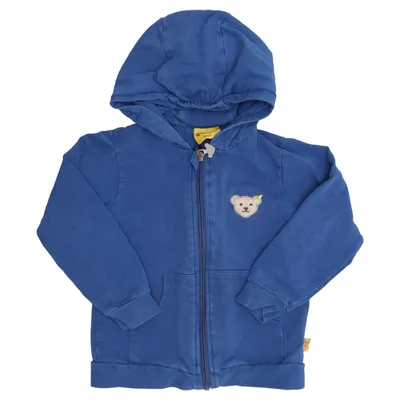 Kapuzenpullover (Blau) von Steiff Baumwolle, Elasthan