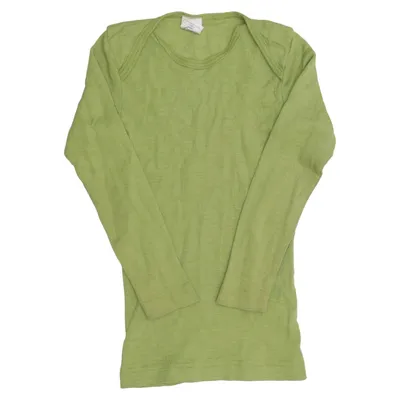 Long sleeve T-shirt (Green) from Cosilana Silk, Wool