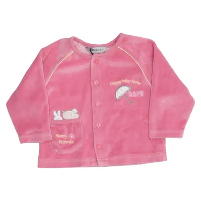 Veste (Rose) de Jacky Baby Coton, Polyester