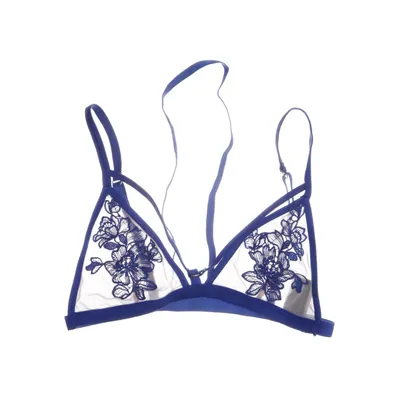 Bralette (Blå, Vit) från New Look Elastan, Polyamid, Polyester