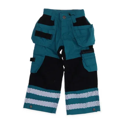 Werkbroek (Turquoise) van Workwear by Clas Ohlson Katoen, Polyester