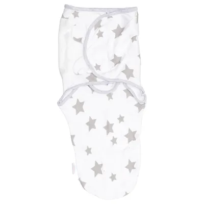 Swaddle sack (White, Gray) from Juicy Bumbles Cotton