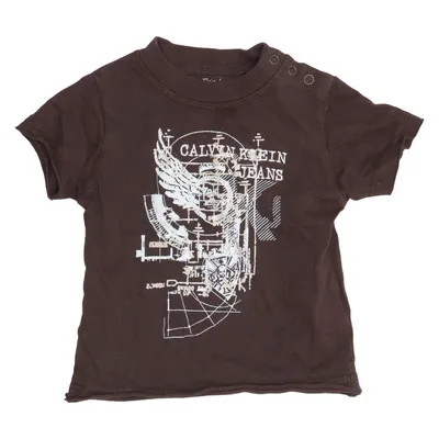 T-shirt (Braun) von Calvin Klein Jeans Baumwolle