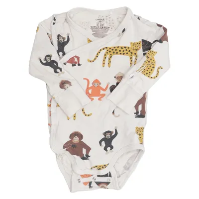 Body (Beige, Multicolored) from Lindex Baby Cotton, Elastane