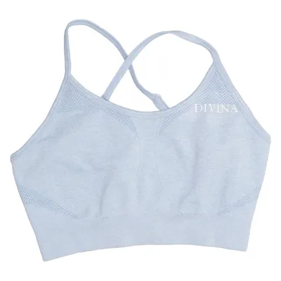 Sport-bh (Blauw) van Divina Elastaan, Polyamide