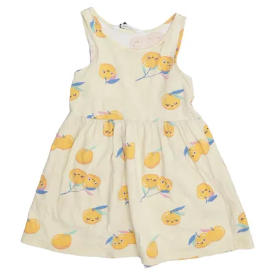 Kjole (Gul, Flerfarvet) fra H&M Kids Bomuld