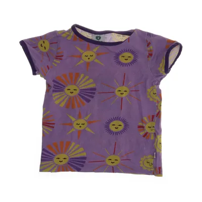 T-shirt (Lila, Meerkleurig) van Småfolk Organisch katoen, Elastaan