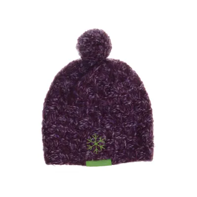 Bobble hat (Purple, Multicolored) from Dana Acrylic, Mohair, Wool