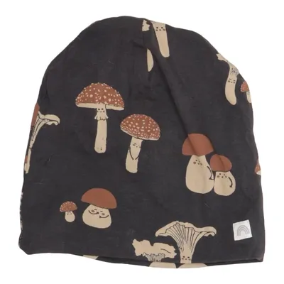 Beanie (Zwart, Meerkleurig) van Lindex Baby Katoen, Elastaan