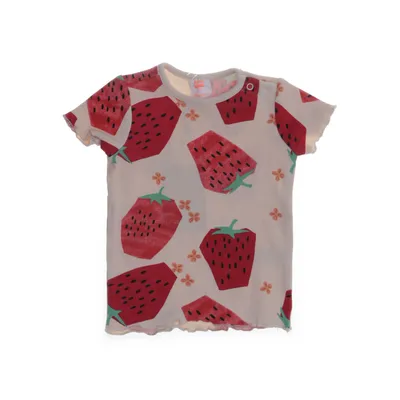 Top (Beige, Multicolored) from Hema Organic cotton, Elastane
