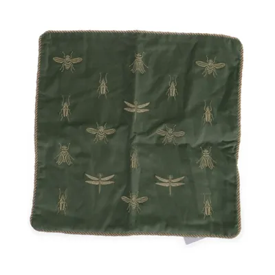Pudebetræk (Grøn, Gul) fra H&M Home Bomuld, Polyester