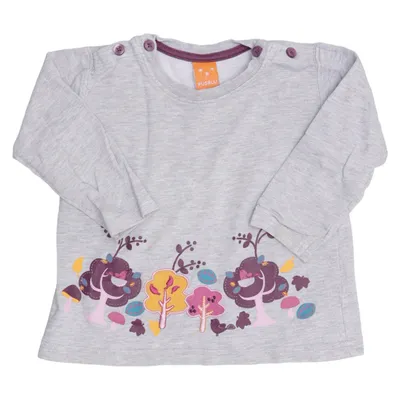 Sweatshirt (Grau, Mehrfarbig) von Pusblu Baumwolle, Viskose