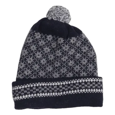 Bonnet à pompon (Bleu, Gris) de Börjesson Polyester, Laine