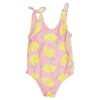 Maillot de bain une pièce (Rose, Jaune) de Gap Élasthane, Polyester