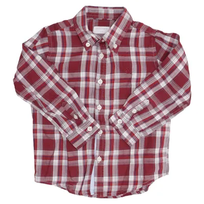 Buttondownskjorte (Rød, Hvid, Blå) fra Neck & Neck