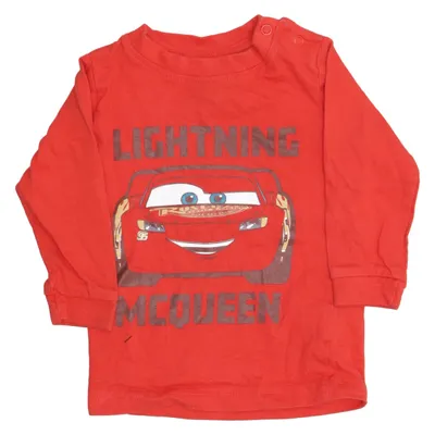 T-shirt à manches longues (Lightning Mcqueen) de Disney Baby Coton
