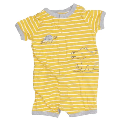 Rompers (Yellow, White, Gray) from Carter's Cotton, Polyester
