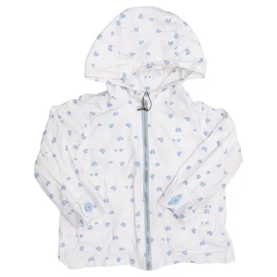 Jacka (Vit, Blå) från Zara BabyGirl Outerwear Collection Bomull