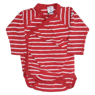 Romper (Rood, Wit) van Polarn O. Pyret Organisch katoen