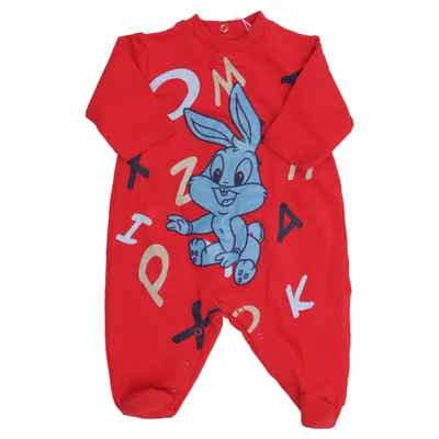 Barboteuse (Baby Bugs) de Baby Looney Tunes Coton, Élasthane