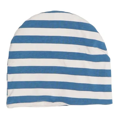 Beanie (Blue, White) from Snoozy Scandinavia Cotton, Elastane