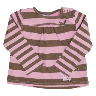 Långärmad t-shirt (Rosa, Brun) från Topomini Bomull