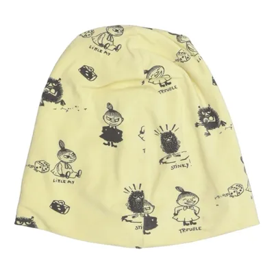 Beaniemössa (Gul, Flerfärgad) från Moomin Bomull, Elastan