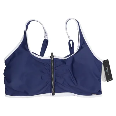 Haut de bikini (Bleu, Blanc) de Cellbes Beach Élasthane, Polyester recyclé