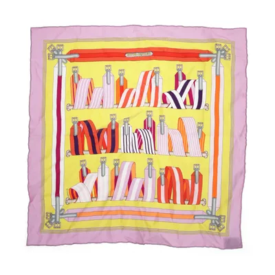 Tørklæde (Les Sangles Finesse 45) fra Hermès Silke