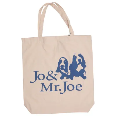 Stoffbeutel (Beige, Blau) von Jo & Mr. Joe