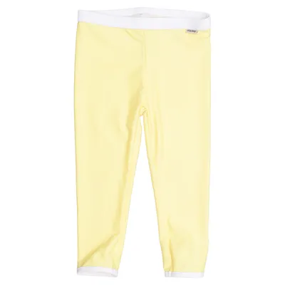 Leggings (Yellow, White) from Kuling Elastane, Recycled polyester