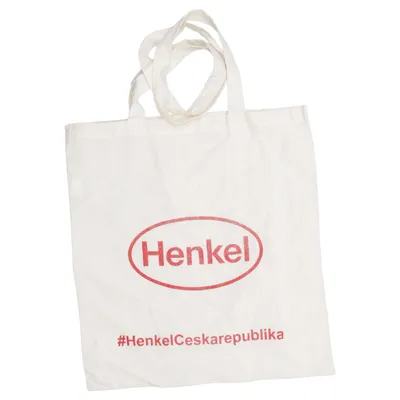 Canvas tas (Beige, Rood) van Henkel