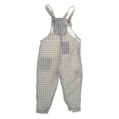 Hängselbyxor (Grön, Vit) från Lindex Baby Bomull