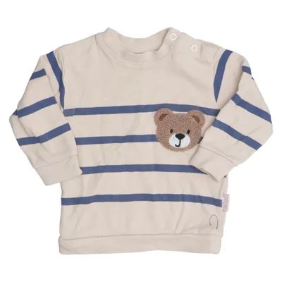 Sweatshirt (Beige, Bleu) de Minimundus