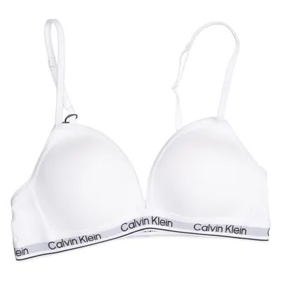 Bralette (Wit) van Calvin Klein Katoen, Elastaan
