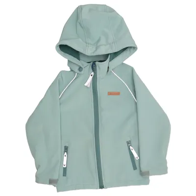 Softshell jacket (Groen) van Virvelvind Elastaan, Polyester