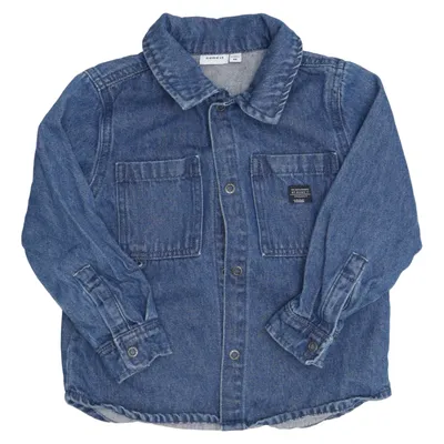 Chemise en jean (LDS Dnm Shirt) de Name It Coton