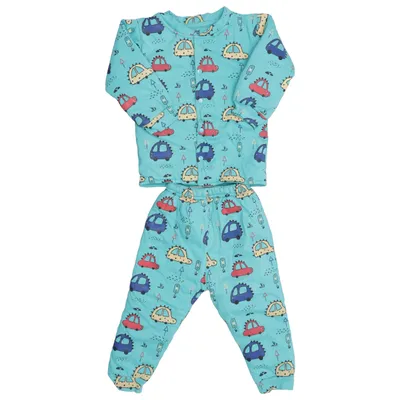 Tenue d'intérieur (Bleu, Multicolore) de Simply Coton, Polyester