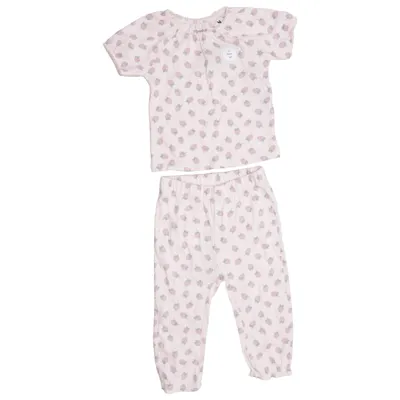 Sæt (Pink, Grøn) fra MyWear Baby Elastan, Økologisk bomuld, Polyester