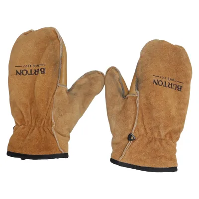 Moufles en cuir (Marron) de Burton Cuir, Polyester