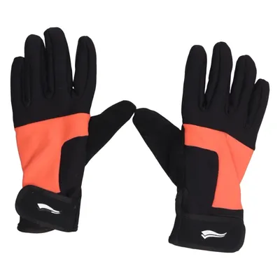Gloves (Black, Orange) from Crivit Elastane, Polyester