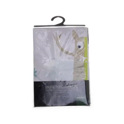 Duschdraperi (Vit, Flerfärgad) från Depot