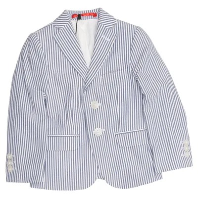 Kavaj (Blå, Vit) från GANT Bomull, Polyester, Viskos