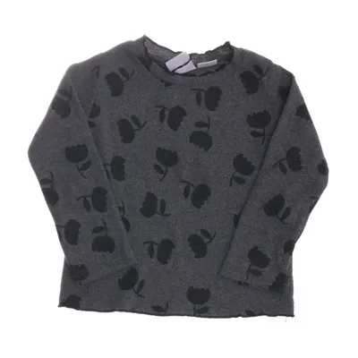 Top (Grau) von Zara Baumwolle, Polyester, Elasthan