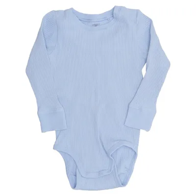 Body (Blå) fra Lindex Baby Bomuld, Elastan