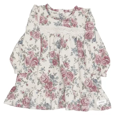 Dress (White, Red, Green) from Newbie by KappAhl Cotton