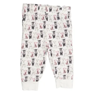Pyjama broek (Wit, Meerkleurig) van Fauve Katoen, Elastaan
