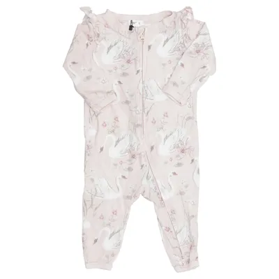 Barboteuse (Rose, Blanc) de Newbie by KappAhl Coton
